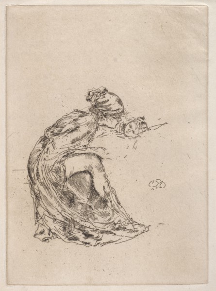 Cameo, No. 1 (Mother and Child), c. 1890-1893. James McNeill Whistler (American, 1834-1903).