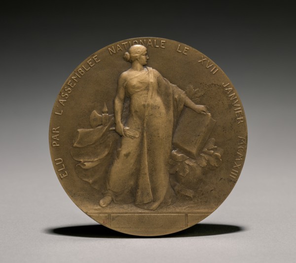 Poincarè Medal (reverse), 1900s. Léon Julien Deschamps (French, 1860-1928). Bronze; diameter: 7 cm