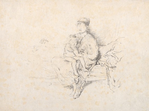 Mother and Child, No. 2, 1896. James McNeill Whistler (American, 1834-1903). Lithograph