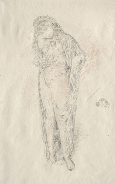 Draped Figure Standing. James McNeill Whistler (American, 1834-1903). Lithograph