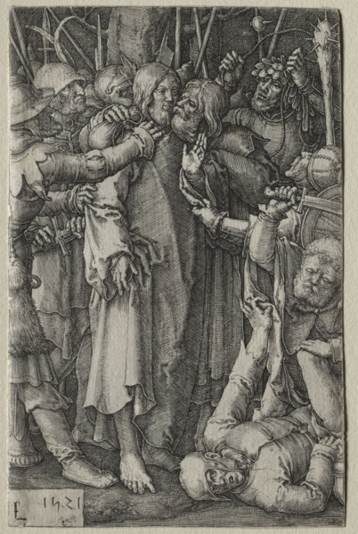The Passion: The Capture of Jesus, 1521. Lucas van Leyden (Dutch, 1494-1533). Engraving