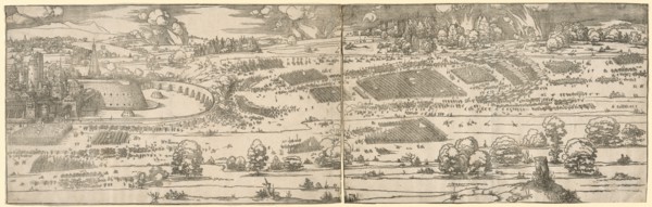 Siege of a Fortress. Albrecht Dürer (German, 1471-1528). Woodcut