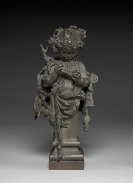 Infant Faun, c. 1890-1895. Frederick William MacMonnies (American, 1863-1937). Bronze; overall: 19