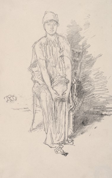 Figure Study, 1890. James McNeill Whistler (American, 1834-1903). Lithograph