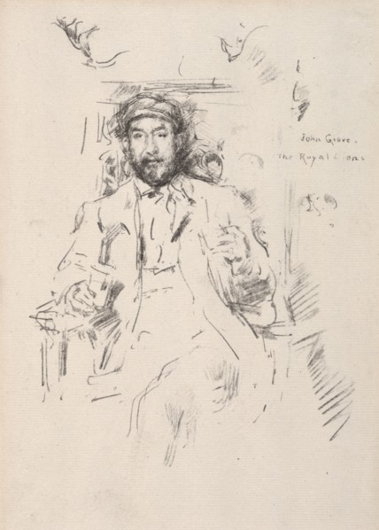 John Grove, 1895. James McNeill Whistler (American, 1834-1903). Lithograph