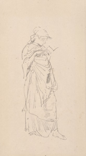 The Novel - Girl Reading, 1890. James McNeill Whistler (American, 1834-1903). Lithograph