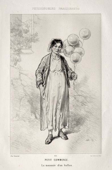 Petit Commerce. Paul Gavarni (French, 1804-1866). Lithograph