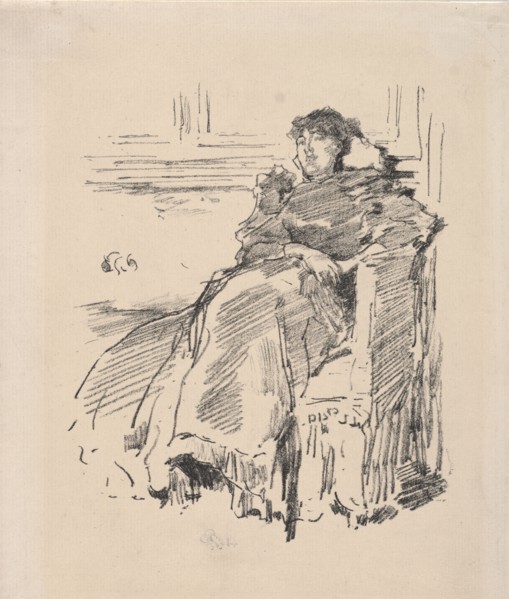 La Robe Rouge, 1894. James McNeill Whistler (American, 1834-1903). Lithograph