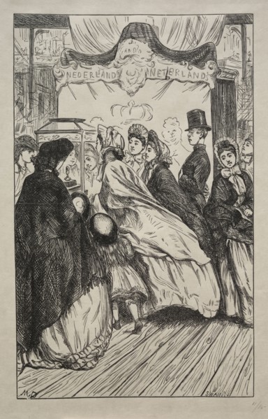 Jewels - At the Great Exhibition, 1862. George Louis Palmella Busson Du Maurier (British,