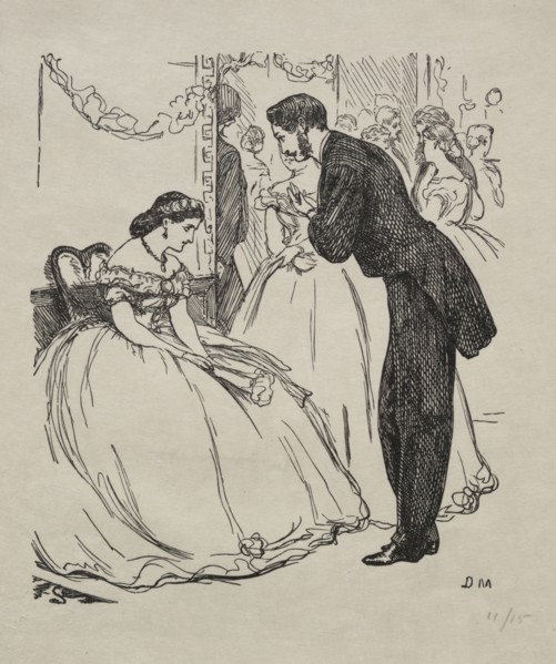 The Song of the Disconsolate One, 1863. George Louis Palmella Busson Du Maurier (British,