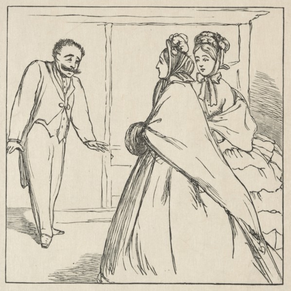 Going to Court - How I Went, 1863. England, 19th century. Wood engraving