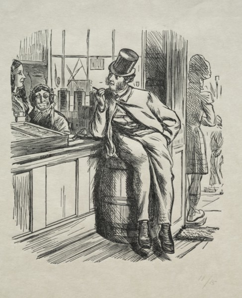 What Came of Killing a Rich Uncle One Christmas Time, 1865. Charles Samuel Keene (British,