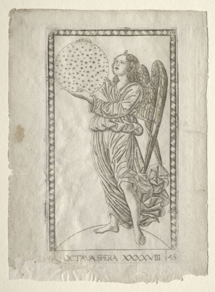 The Angel of the Eighth Sphere (from the Tarocchi, series A:  Firmaments of the Universe, #48),