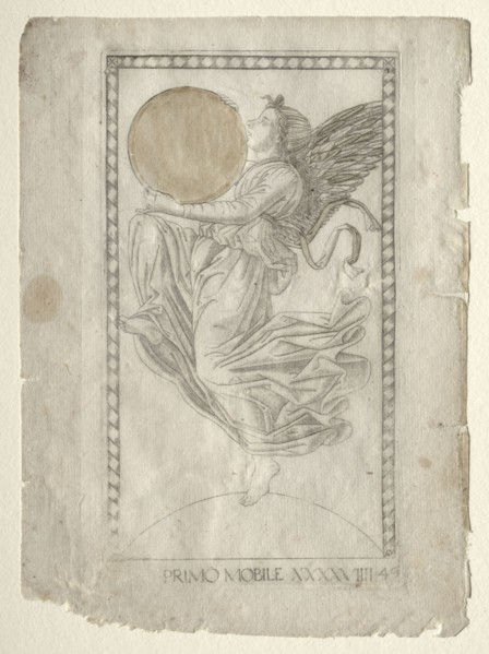 The Angel of the Ninth Sphere (from the Tarocchi, series A:  Firmaments of the Universe, #49),