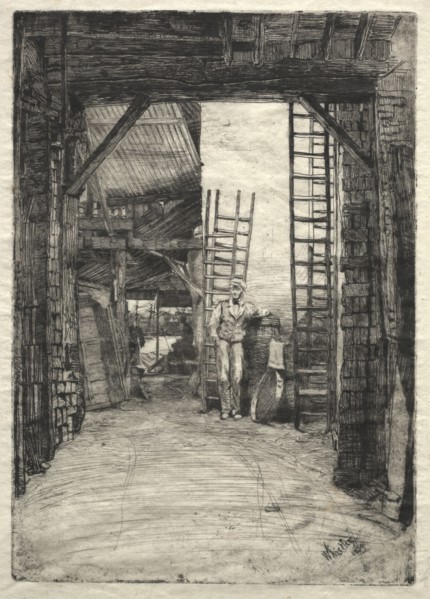 The Lime-Burner, 1859. James McNeill Whistler (American, 1834-1903). Etching