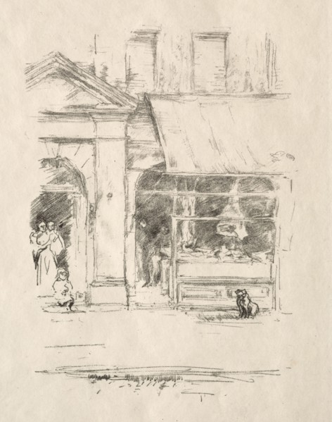 The Butcher's Dog, 1896. James McNeill Whistler (American, 1834-1903). Lithograph