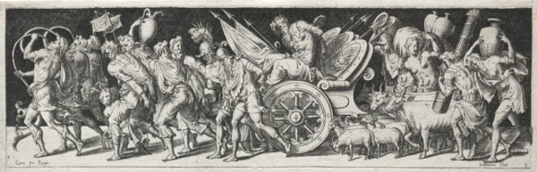 Combats and Triumphs, probably 1560s. Etienne Delaune (French, 1518/19-c. 1583). Engraving; image: