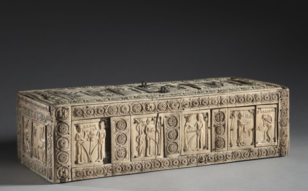 Ivory Box with Scenes of Adam and Eve, 1000-1100s. Byzantium, Constantinople, Byzantine period,