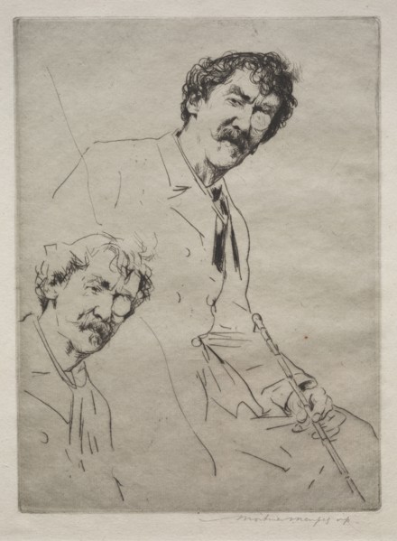 James MacNeill Whistler. Mortimer Menpes (British, 1860-1938). Drypoint