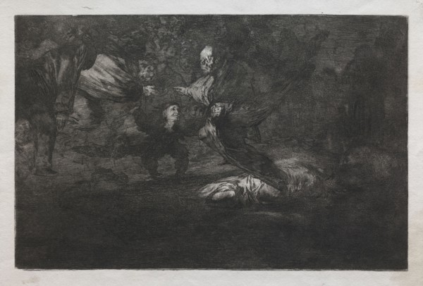 God Creates Them and They Join Up Together. Francisco de Goya (Spanish, 1746-1828). Etching and