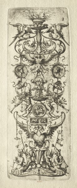 Ornament Fillet. Daniel I Hopfer (German, c. 1470-1536). Etching