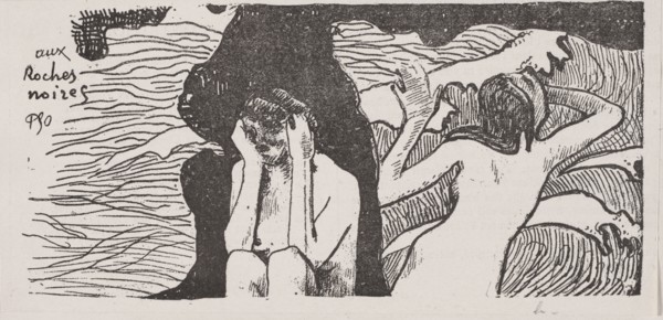 The Black Rocks. Paul Gauguin (French, 1848-1903). Lithograph