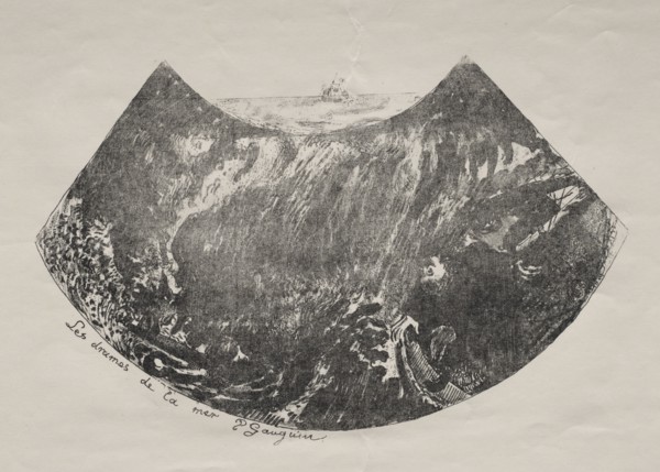 Dramas of the Sea. Paul Gauguin (French, 1848-1903). Lithograph