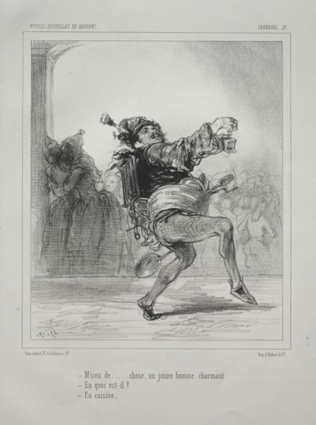 Carnaval. Paul Gavarni (French, 1804-1866). Lithograph