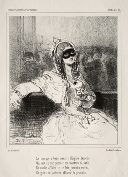 Carnaval. Paul Gavarni (French, 1804-1866). Lithograph
