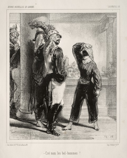 Carnaval. Paul Gavarni (French, 1804-1866). Lithograph