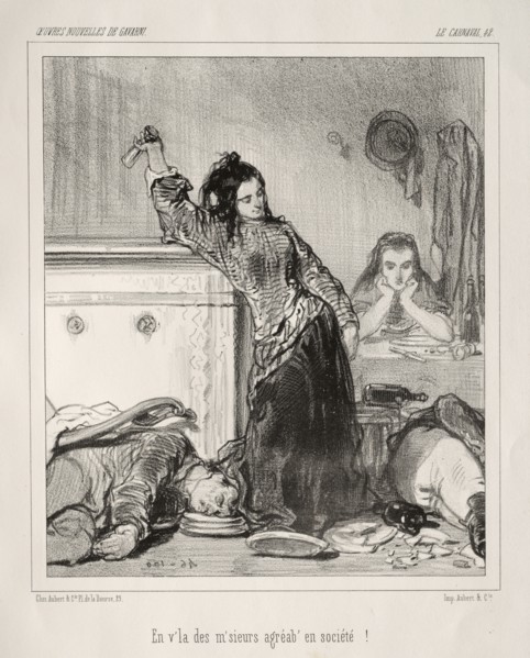 Carnaval. Paul Gavarni (French, 1804-1866). Lithograph