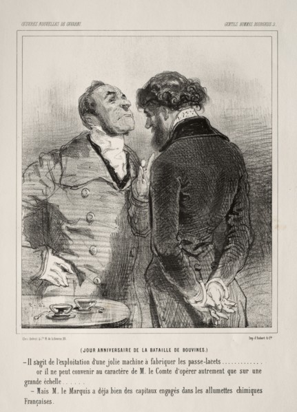 Gentils Hommes Bourgeois. Paul Gavarni (French, 1804-1866). Lithograph