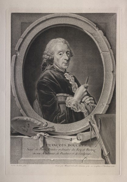 François Boucher. Manuel Salvador Carmona (Spanish, 1734-1820). Engraving