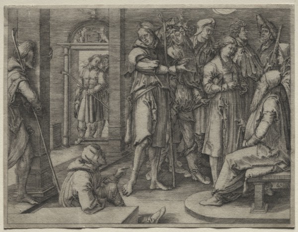 The Story of Joseph:  Joseph Interprets his Dream to Jacob, 1512. Lucas van Leyden (Dutch,