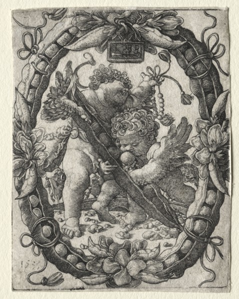The Pea Pod, 1533. Master H. L. (German). Engraving