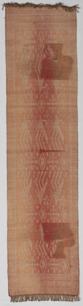 Slendang (Shoulder Cloth), 1800s. Indonesia, Central Java, 19th century. Batik; cotton; overall: