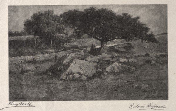 The Roadside. Henry Wolf (American, 1852-1916). Wood engraving
