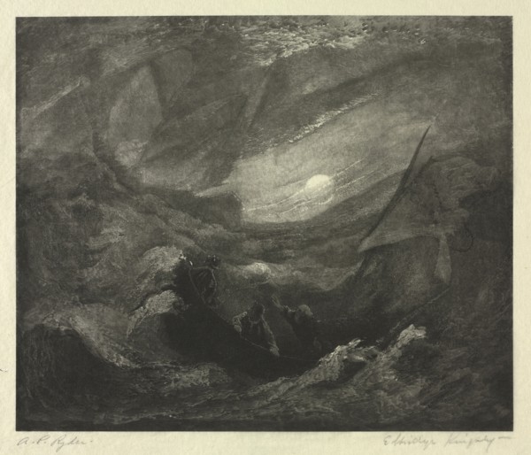 The Flying Dutchman, 1887. Elbridge Kingsley (American, 1841-1915). Wood engraving