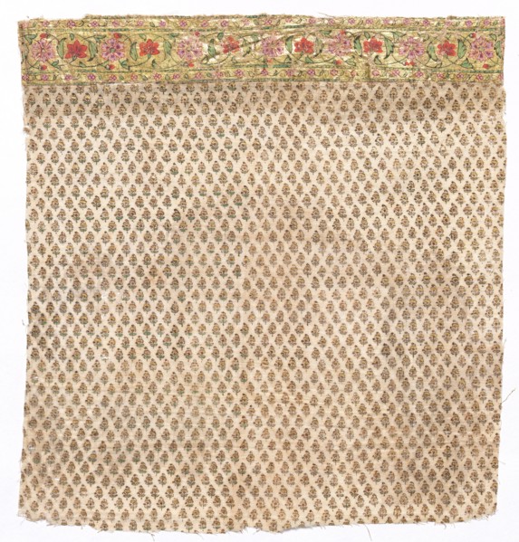 Fragment of a Draped Garment worn by Members of Court for Festive Occasions, late 1700s or early