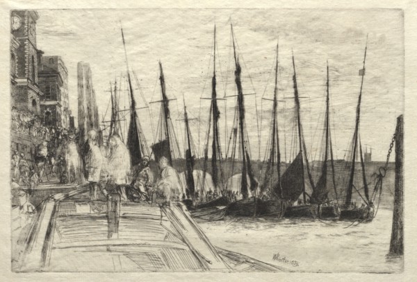 Billingsgate, 1859. James McNeill Whistler (American, 1834-1903). Etching