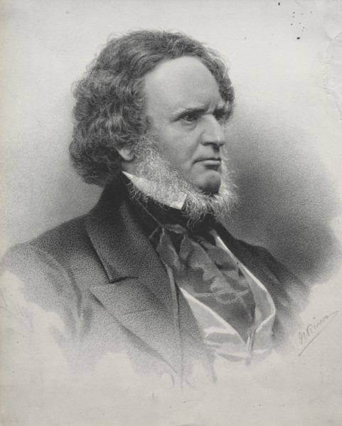 Portrait. Carl Adolph Rimanoczy (British, 1834-1910). Lithograph