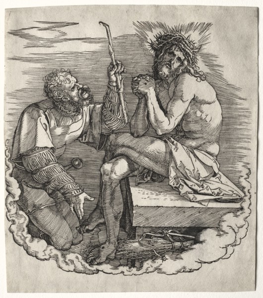 The Great Passion:  Title Page - Christ,  Man of Sorrows. Albrecht Dürer (German, 1471-1528).