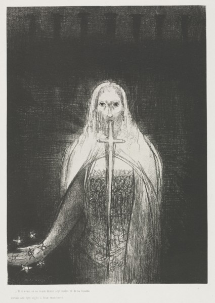 The Apocalypse of Saint John:  And he had in his right Hand seven stars; and out of his Mouth