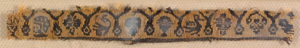 Fragment, Sleeve Ornament from a Tunic, 500s - early 600s. Egypt, Byzantine period, 6th-early 7th
