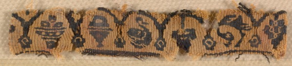 Fragment, Sleeve Ornament from a Tunic, 500s - early 600s. Egypt, Byzantine period, 6th-early 7th