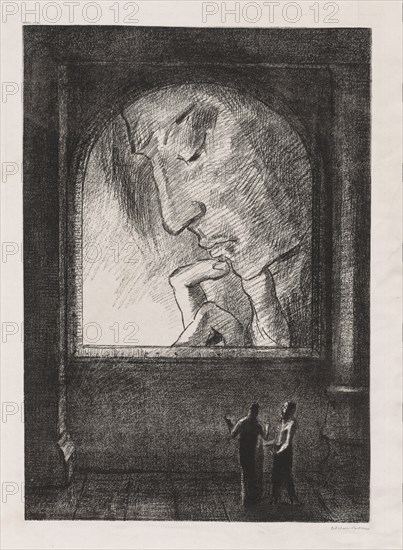 Light, 1893. Odilon Redon (French, 1840-1916). Lithograph