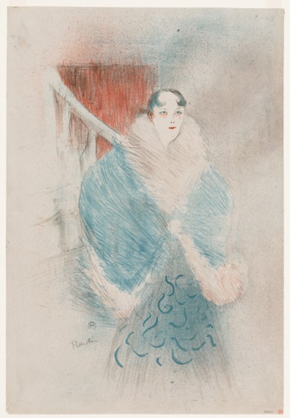 Elsa, Dite la Viennoise, 1897. Henri de Toulouse-Lautrec (French, 1864-1901). Color lithograph;