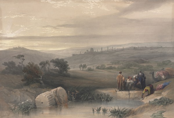 Jerusalem from the North, 1839. David Roberts (British, 1796-1864). Color lithograph