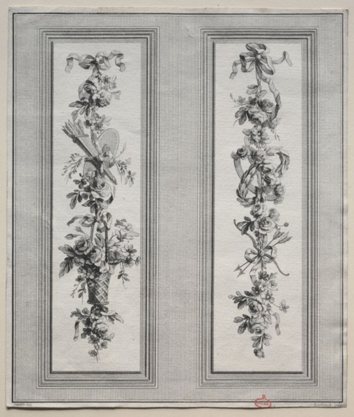 Garden Ornament. Pierre Gabriel Berthault (French, 1748-1819). Engraving