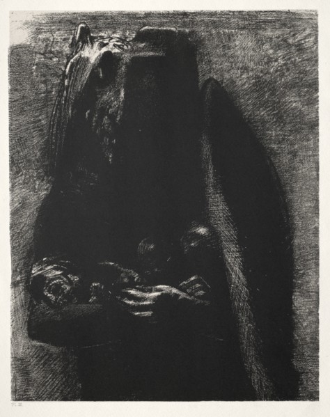 The Temptation of St. Anthony, 1888. Odilon Redon (French, 1840-1916). Lithograph
